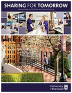 Image of University of Portland's Sharing for Tomorrow Newsletter